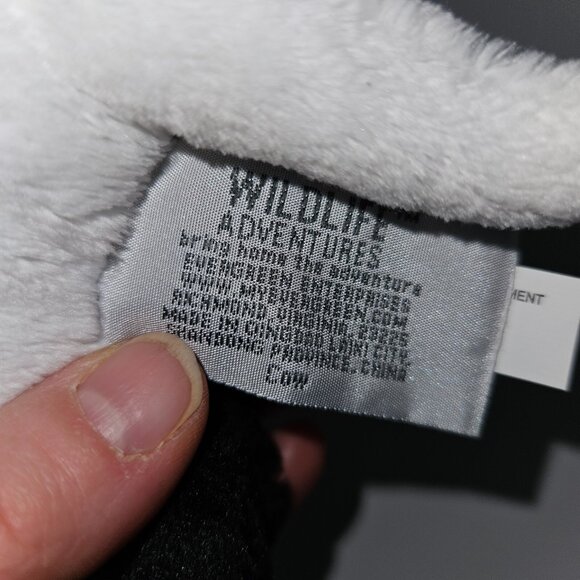 Wildlife Adventures Cow Bean Bag Plush 8" Long Stuffed Animal Toy Evergreen wTAG - Picture 11 of 11